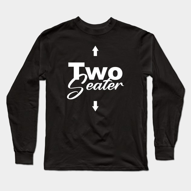 Two Seater Long Sleeve T-Shirt by Horisondesignz